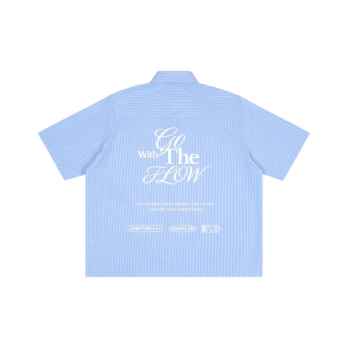 Low Tyde - striped Boxy button-up